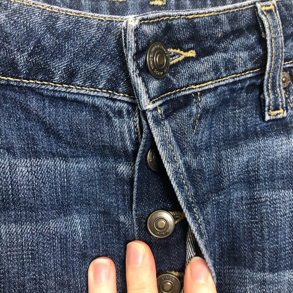 Vince Cutoff Distressed Denim Shorts - Picture 3 of 8